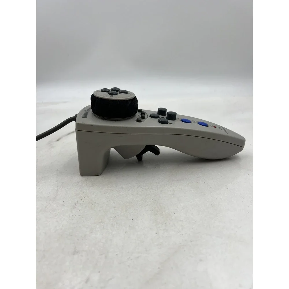 Performance UltraRacer PS1 Controller Wired One Handed Racing Wheel Gray P-102